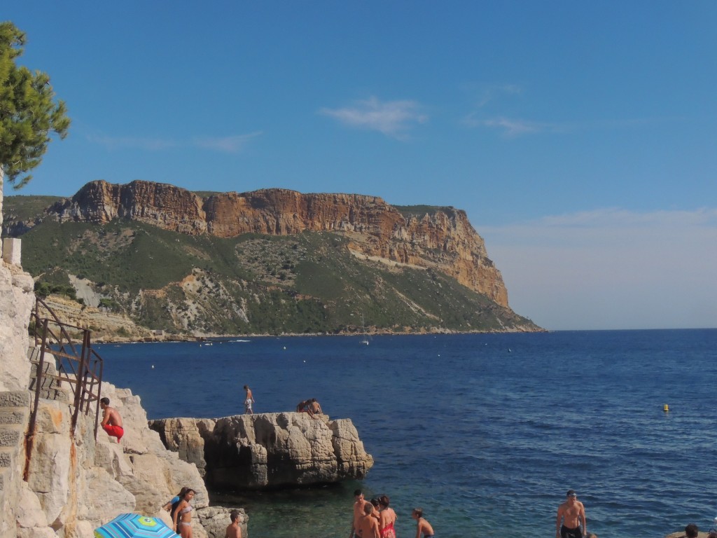 From the beach at Cassis