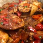 Pork loin steaks sweet and sour style
